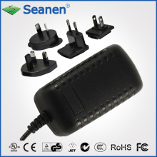 15 Watt AC Adaptor with Interchangeble AC Plugs for Mobile Device, Set-Top-Box, Printer, ADSL, Audio & Video or Household Appliance